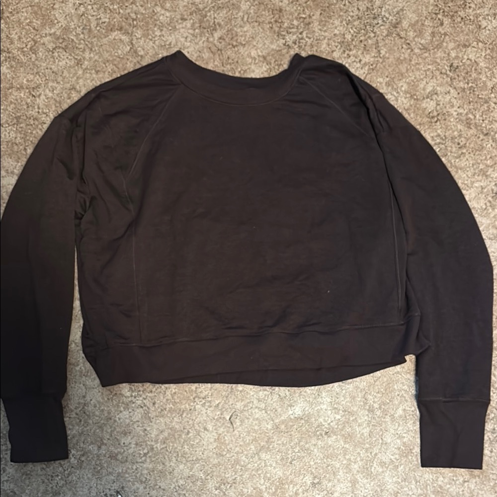 Women's Brown Long Sleeve Top